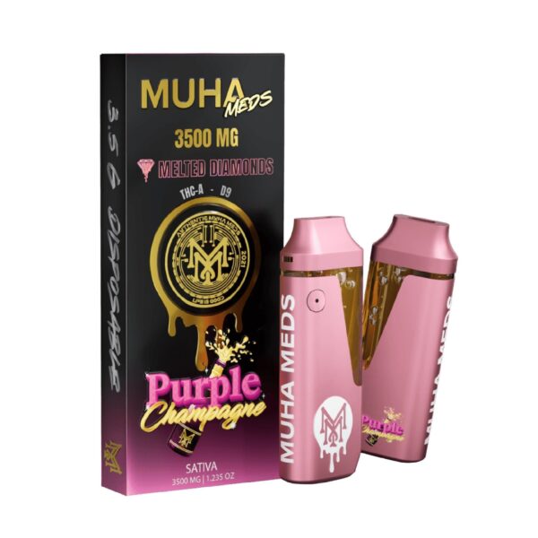 Muha Meds Melted Diamonds THC-A + Delta 9 Vaporizer - 3500mg