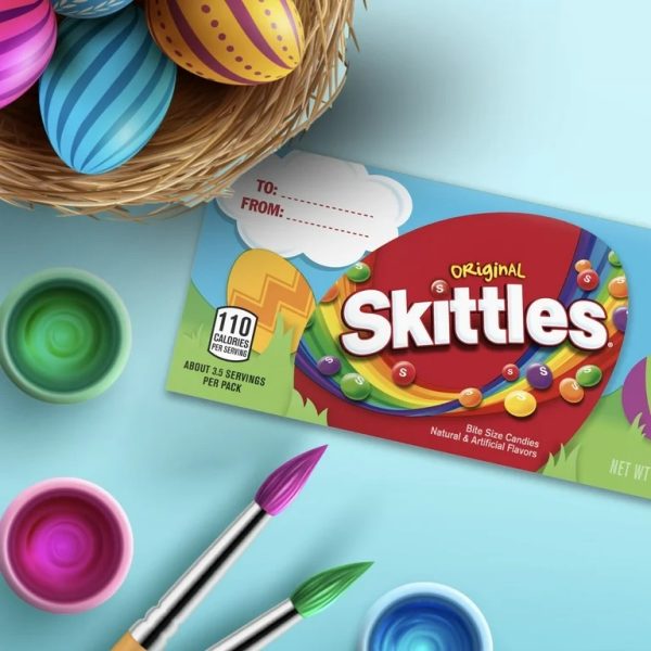 Skittles Original Chewy Easter Basket Candy - 3.5 oz Box